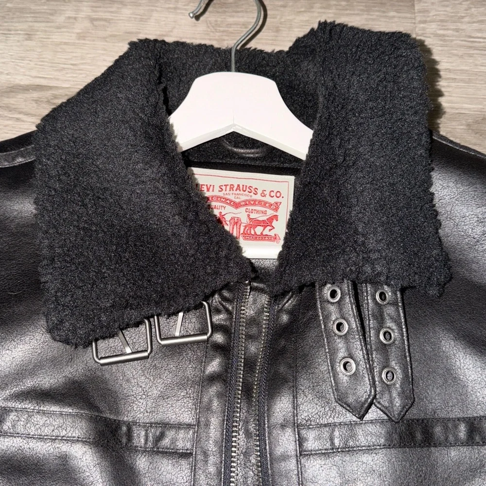 🇺🇸FIRM PRICE🇺🇸 Levi's faux shearling Aviator rancher jacket